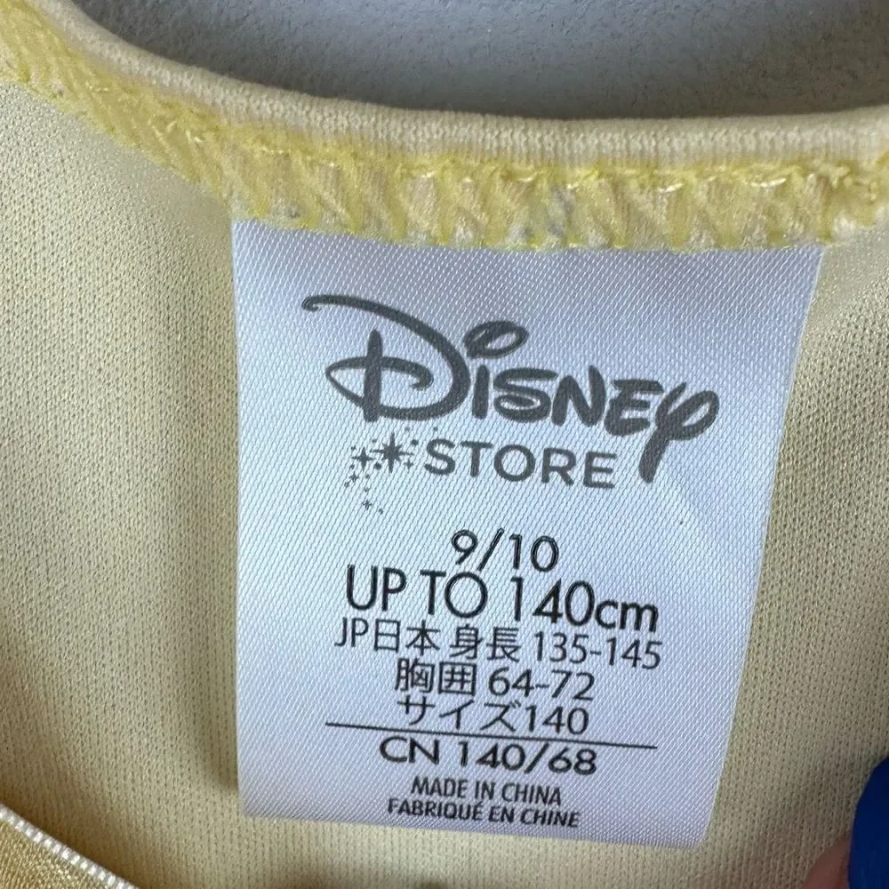 Disney Store Yellow Belle Princess Dress Gown sz 9-10